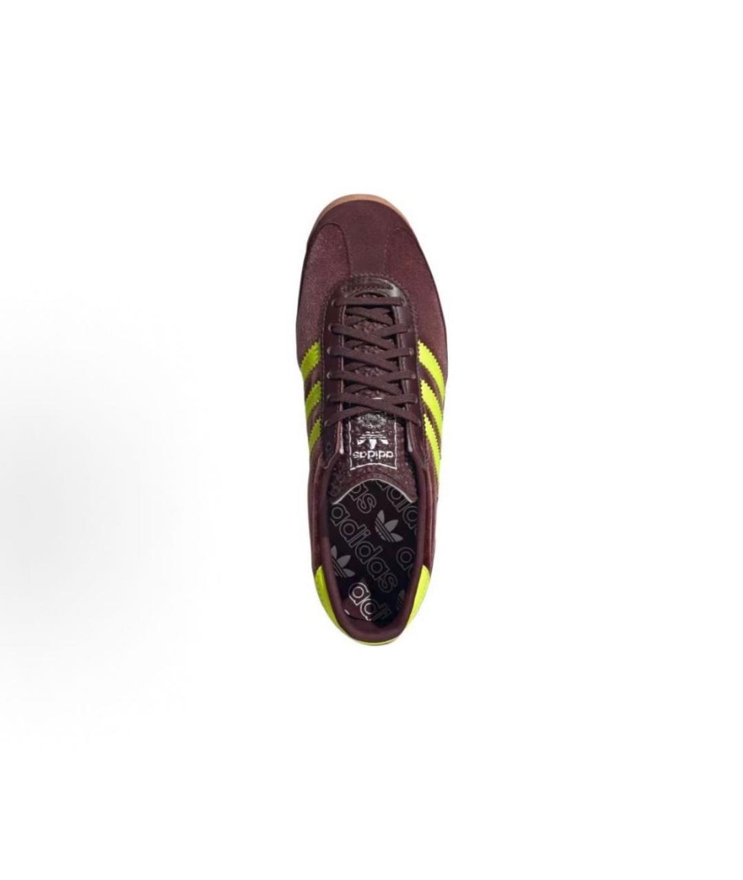 ADIDAS Бордовые текстильные кроссовки, фото 3