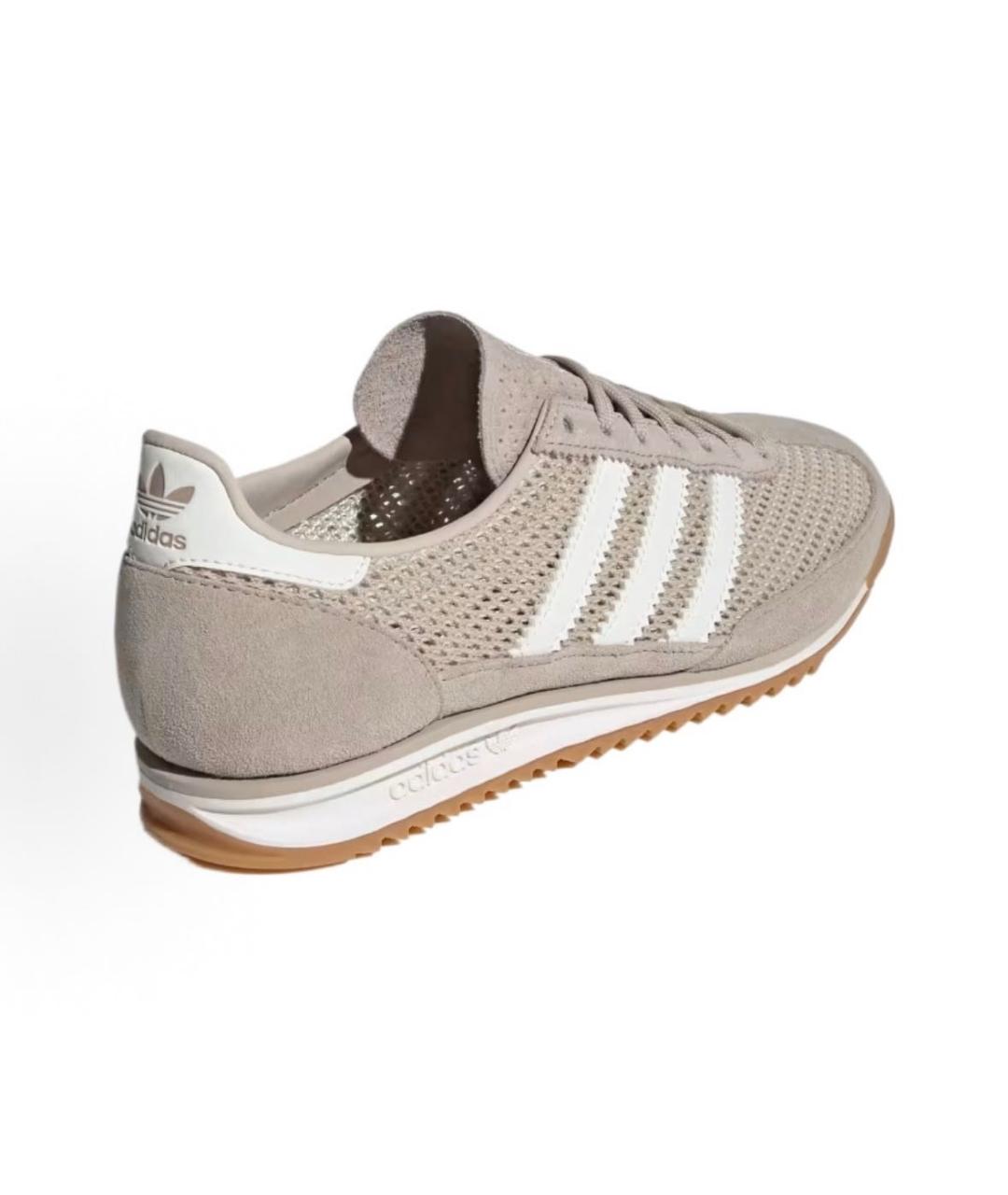 ADIDAS Бежевые текстильные кроссовки, фото 4
