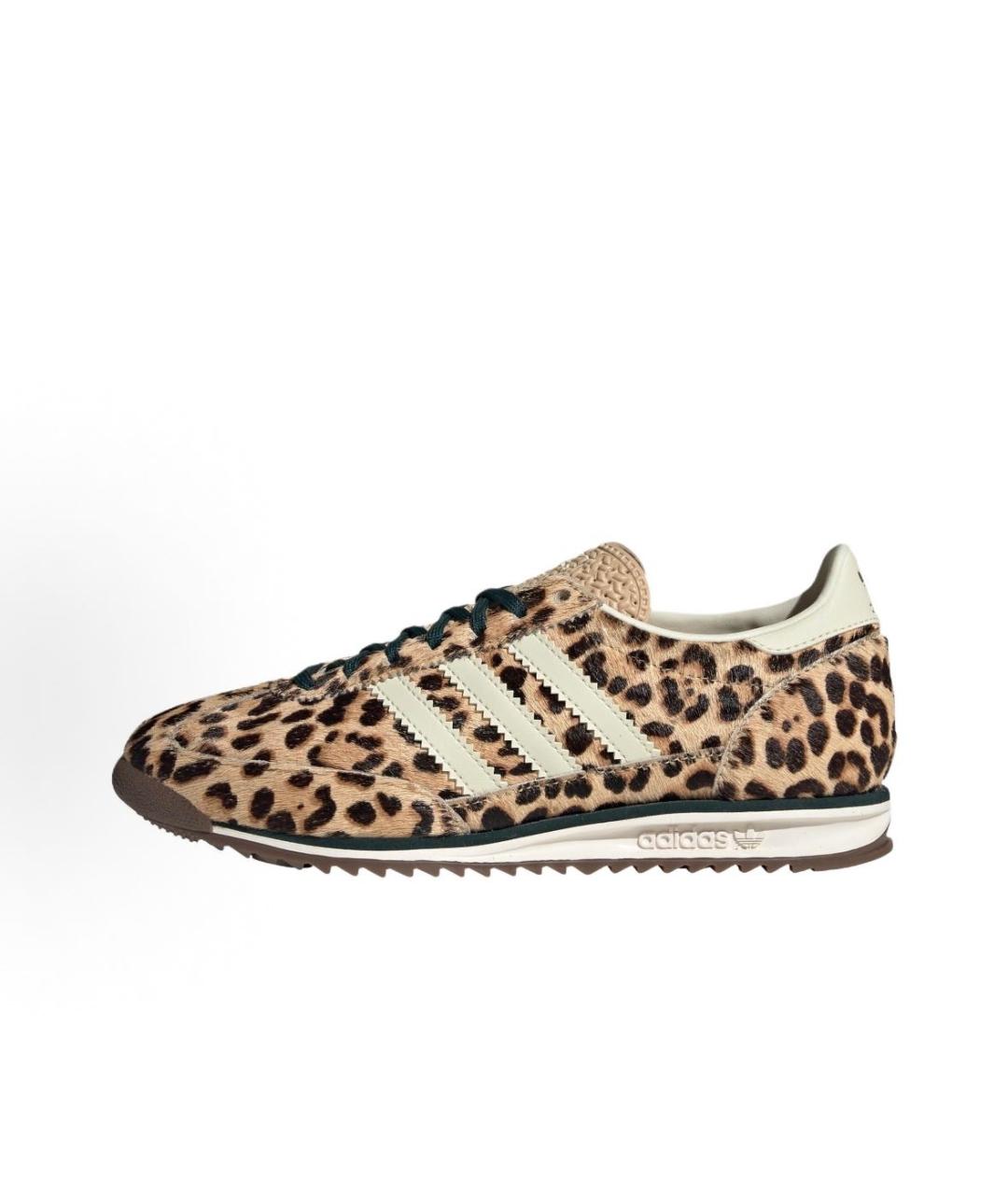 ADIDAS Бежевые текстильные кроссовки, фото 2
