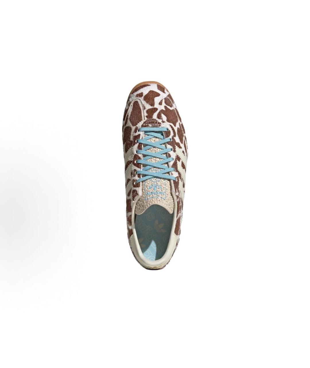 ADIDAS Коричневые текстильные кроссовки, фото 4