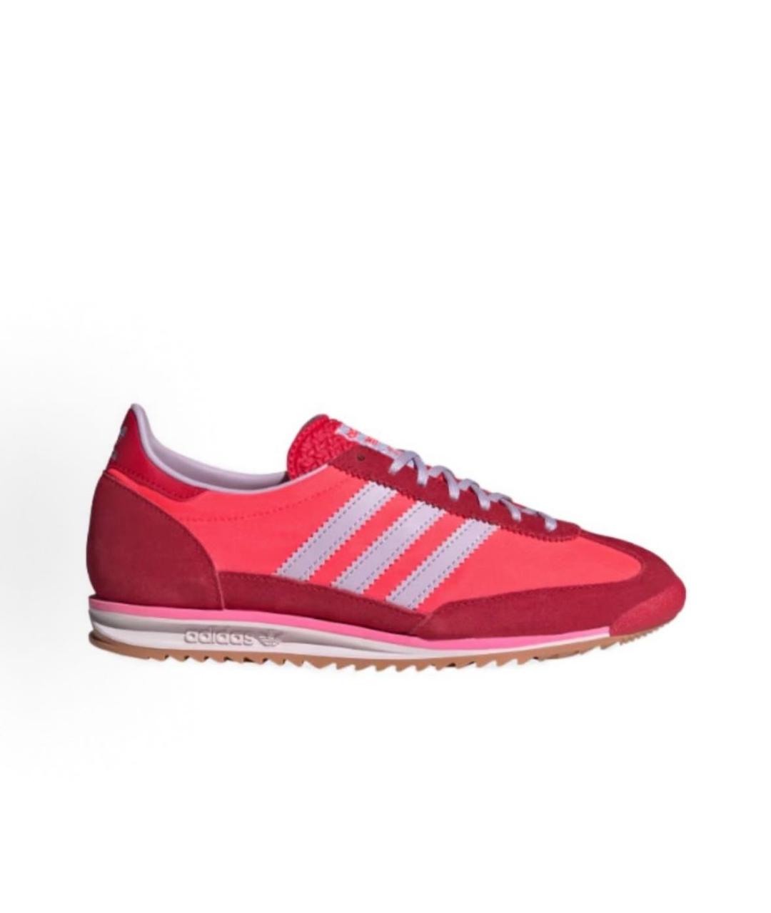 ADIDAS Красные текстильные кроссовки, фото 6