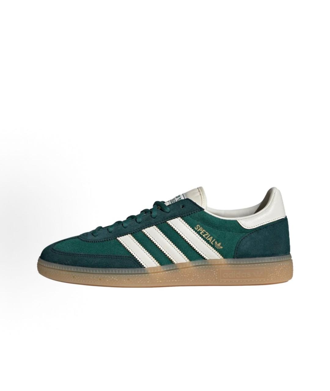 ADIDAS Зеленые замшевые кроссовки, фото 2