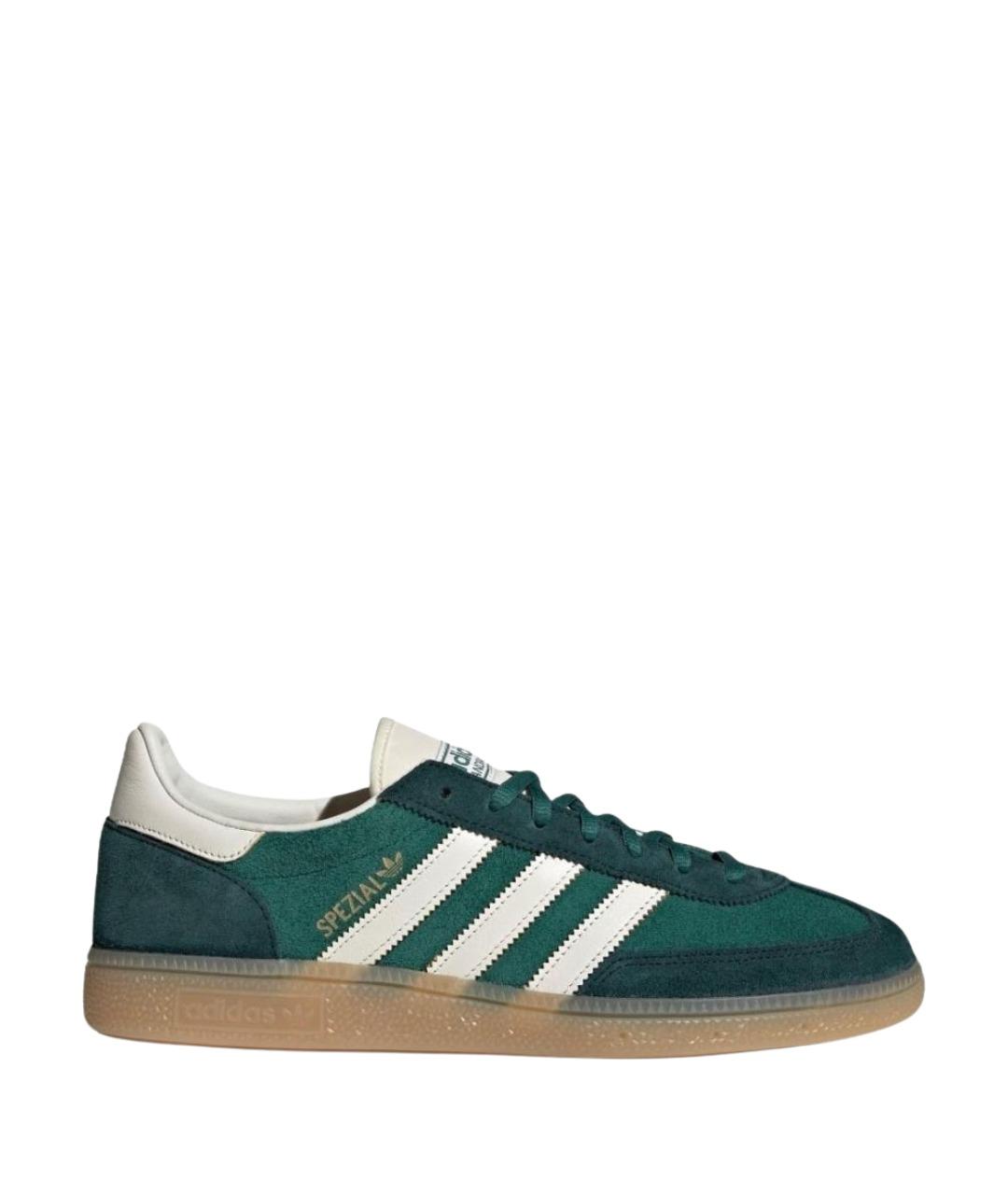 ADIDAS Зеленые замшевые кроссовки, фото 1