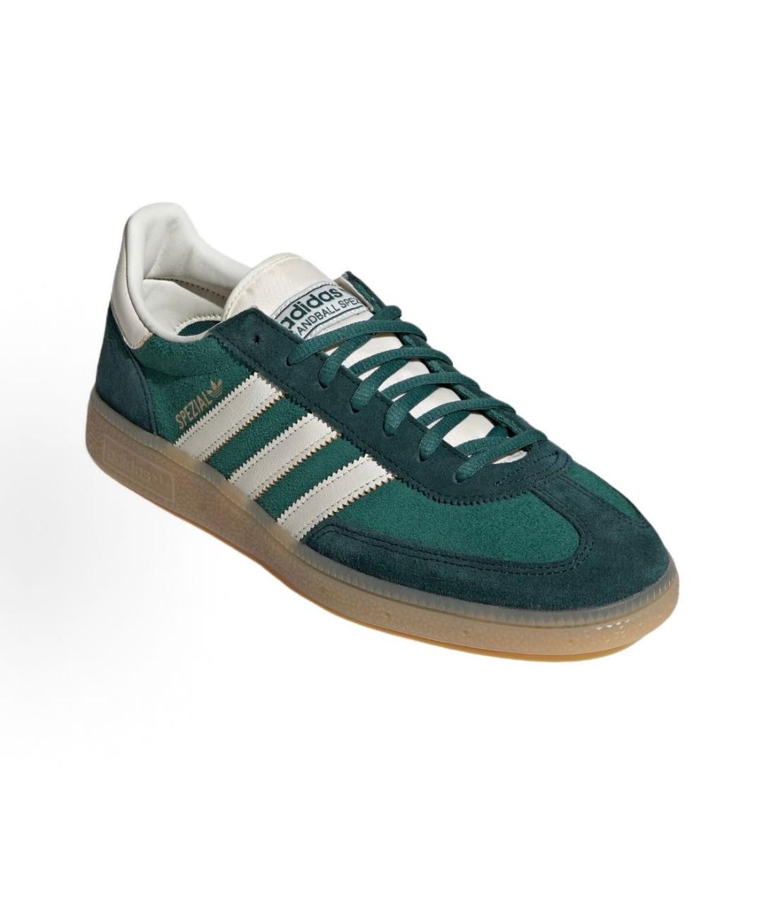ADIDAS Зеленые замшевые кроссовки, фото 3