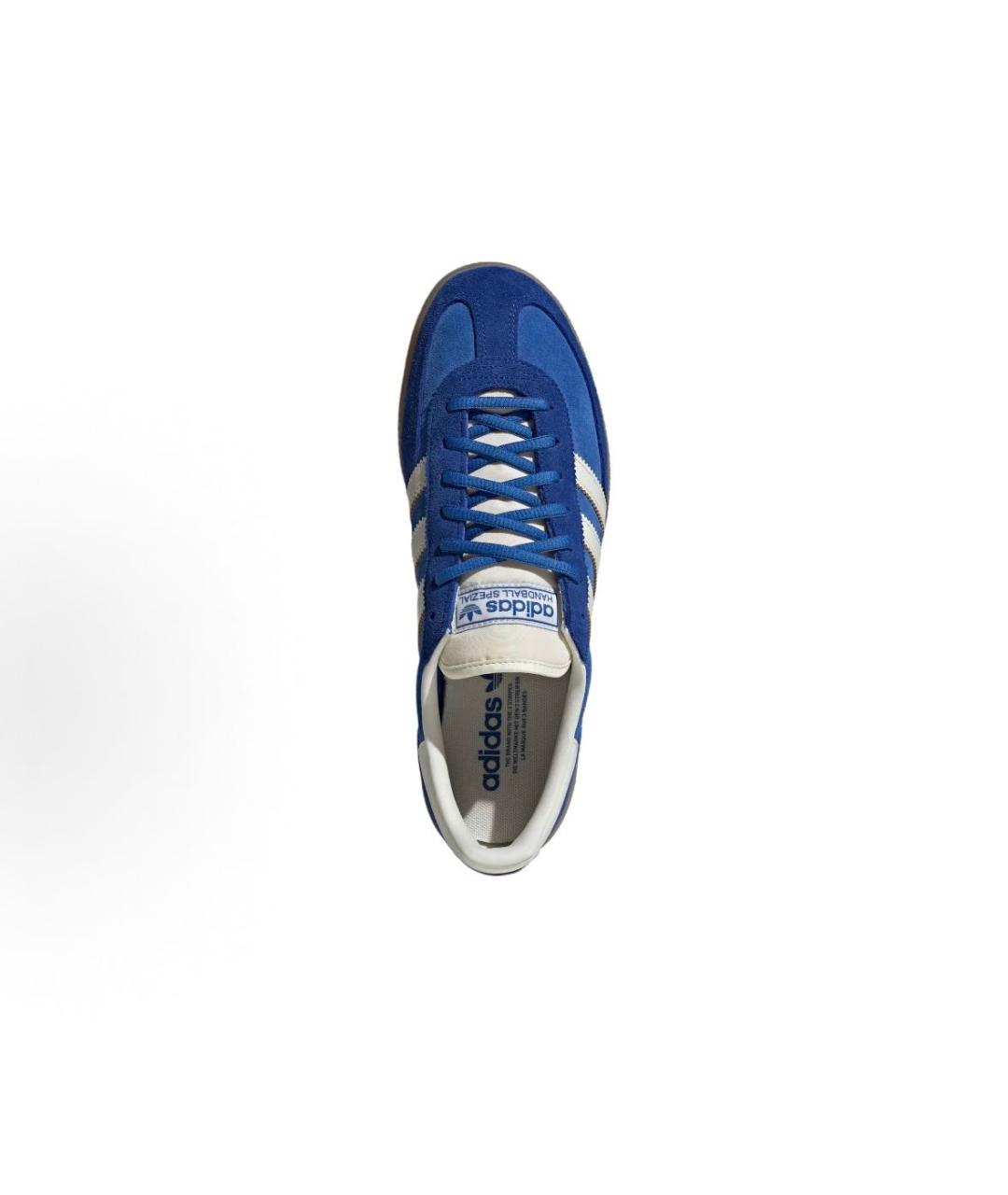 ADIDAS Синие замшевые кроссовки, фото 4