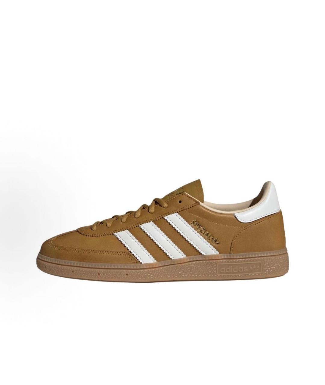 ADIDAS Горчичные замшевые кроссовки, фото 2