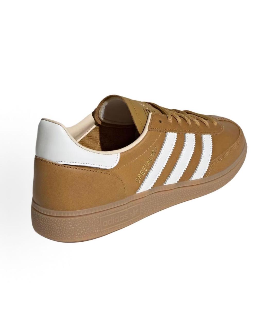 ADIDAS Горчичные замшевые кроссовки, фото 4