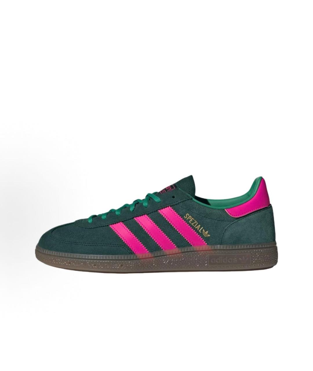 ADIDAS Зеленые замшевые кроссовки, фото 2