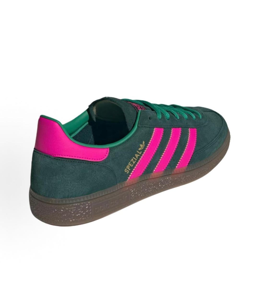 ADIDAS Зеленые замшевые кроссовки, фото 5