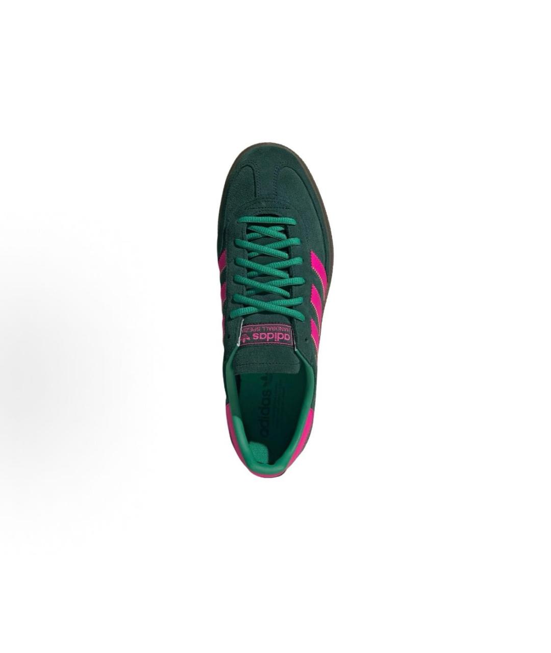 ADIDAS Зеленые замшевые кроссовки, фото 4