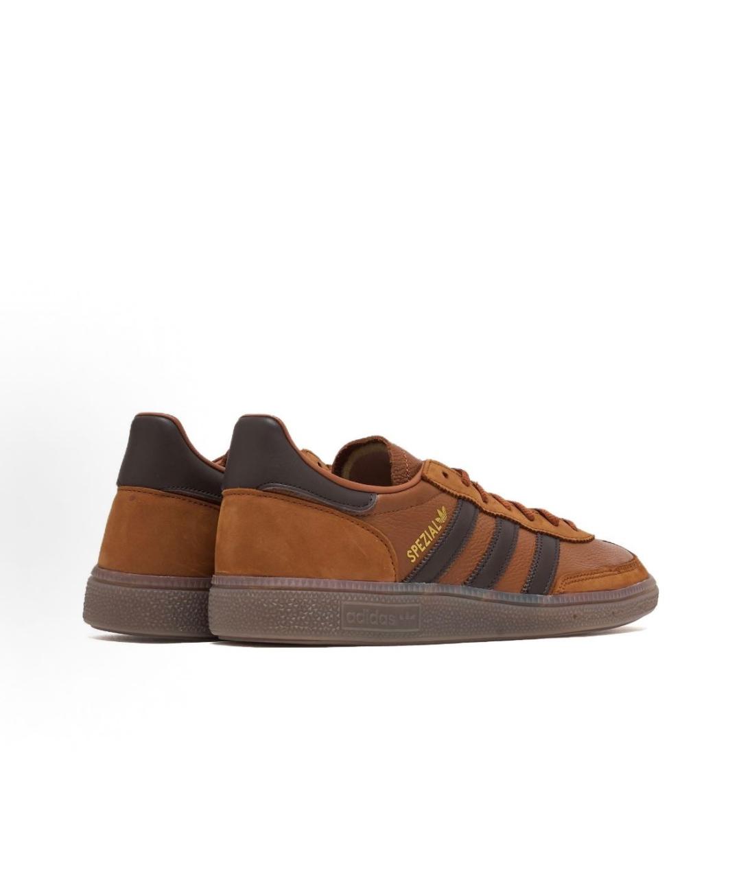 ADIDAS Коричневые кожаные кроссовки, фото 4