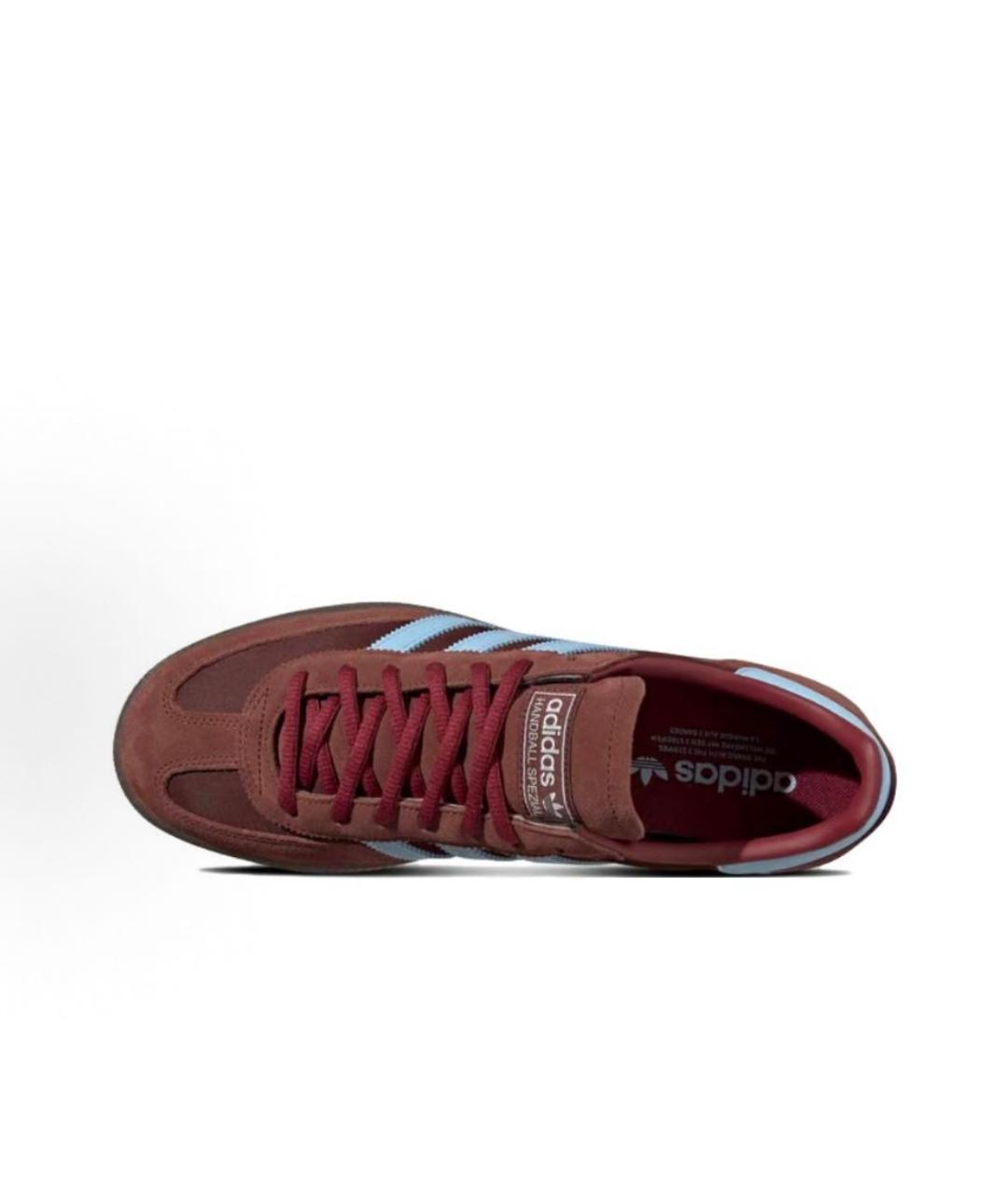 ADIDAS Бордовые текстильные кроссовки, фото 4