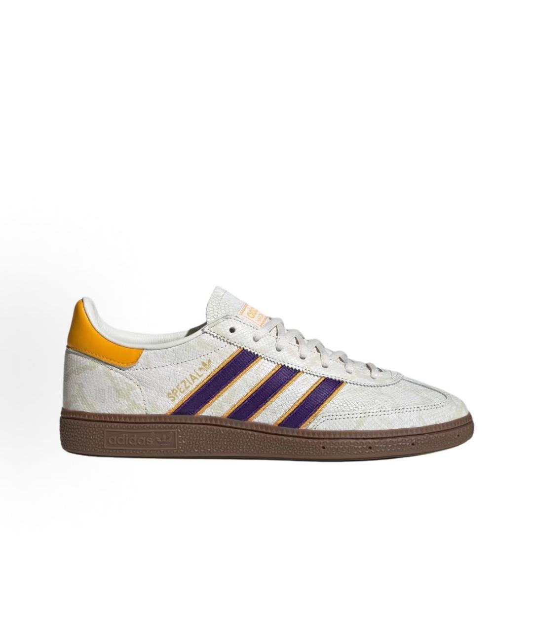 ADIDAS Белые кожаные кроссовки, фото 5