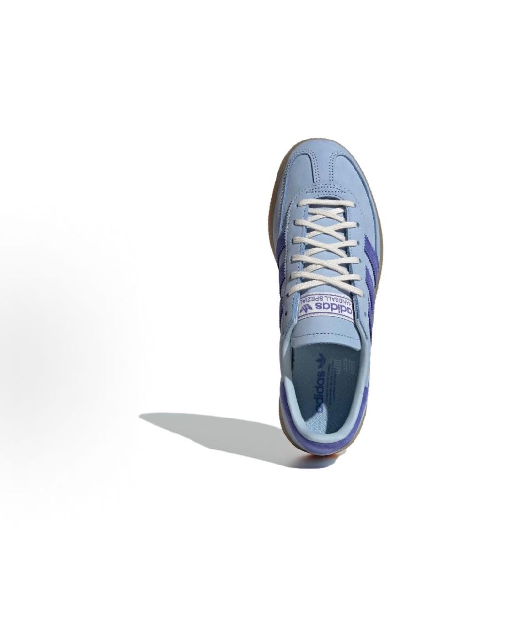 ADIDAS Синие кожаные кроссовки, фото 3