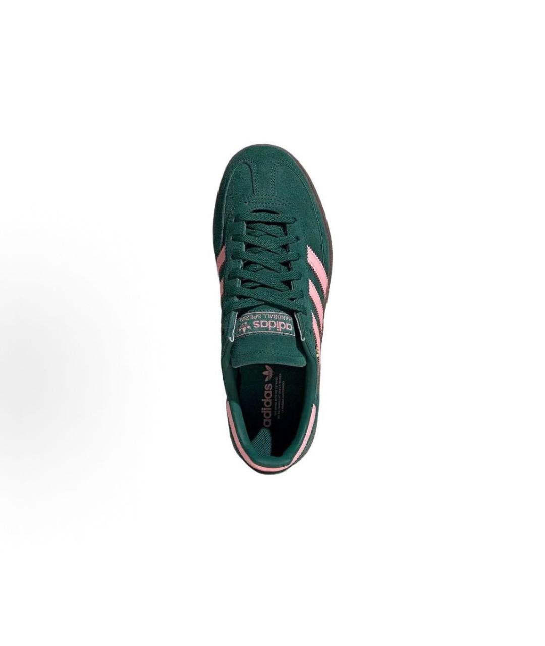 ADIDAS Зеленые замшевые кроссовки, фото 4