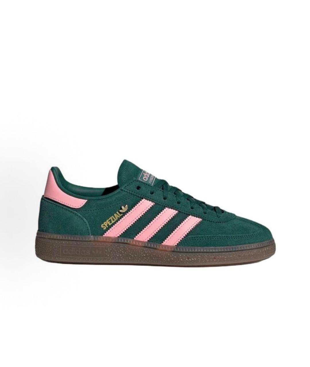 ADIDAS Зеленые замшевые кроссовки, фото 7