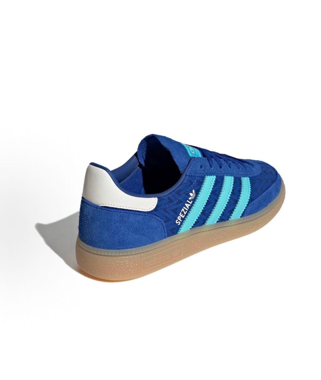 ADIDAS Синие текстильные кроссовки, фото 4