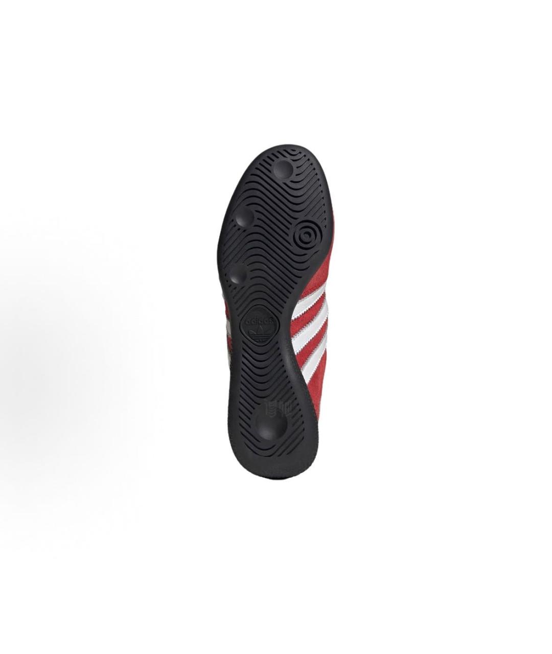 ADIDAS Красные замшевые кроссовки, фото 4