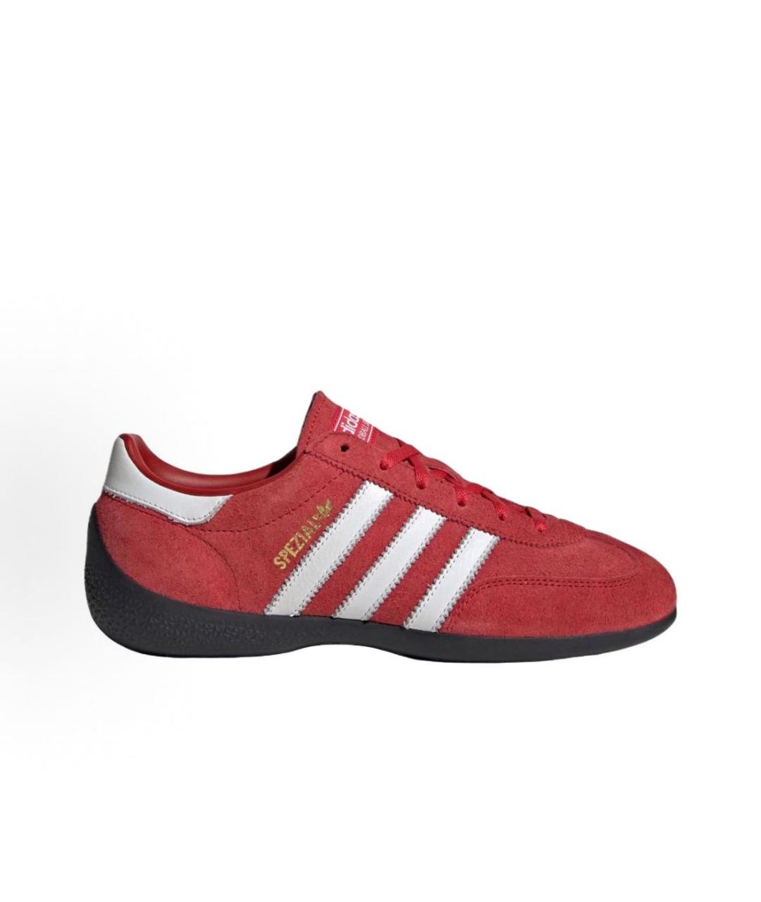 ADIDAS Красные замшевые кроссовки, фото 5