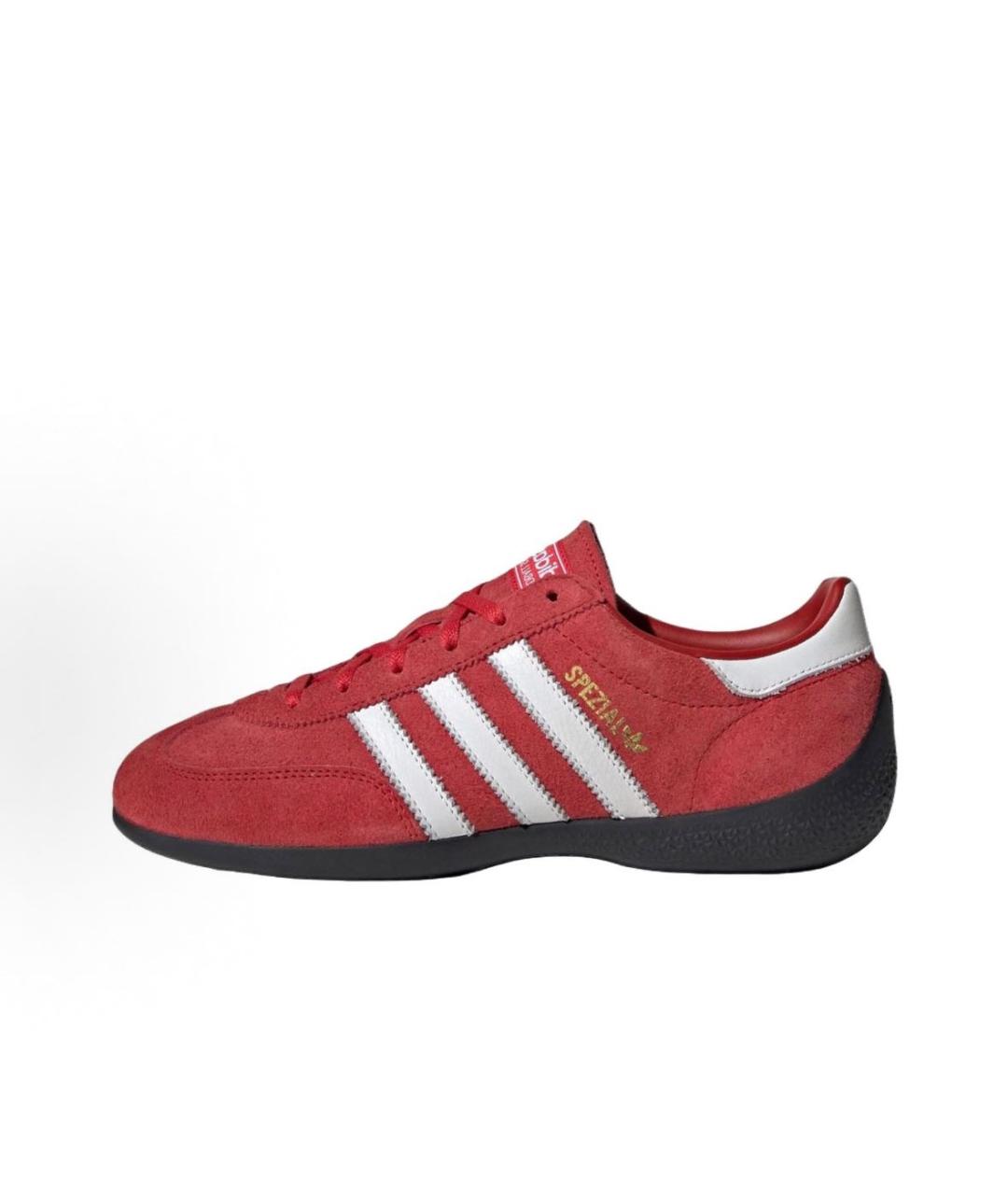 ADIDAS Красные замшевые кроссовки, фото 2
