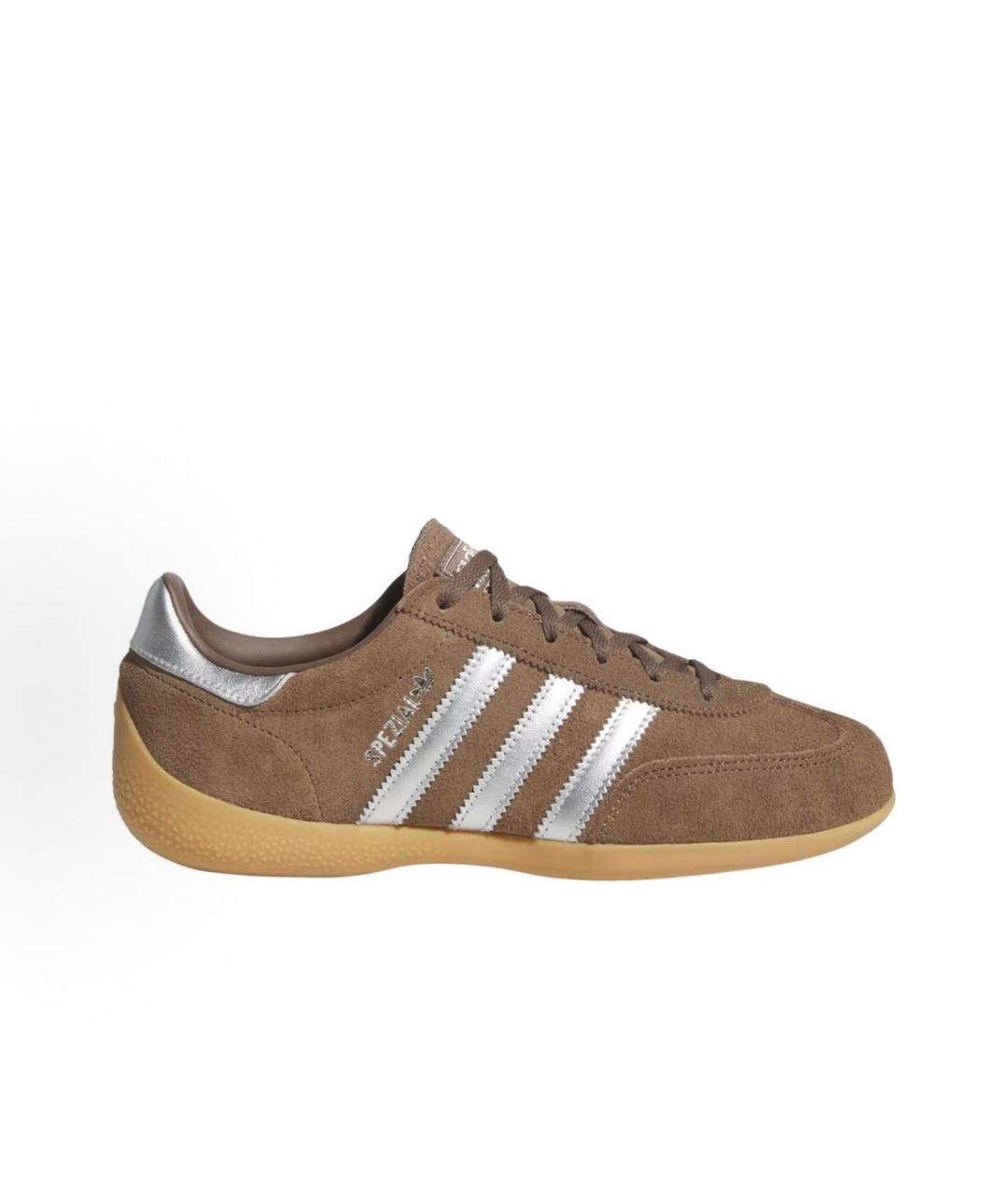 ADIDAS Коричневые замшевые кроссовки, фото 5