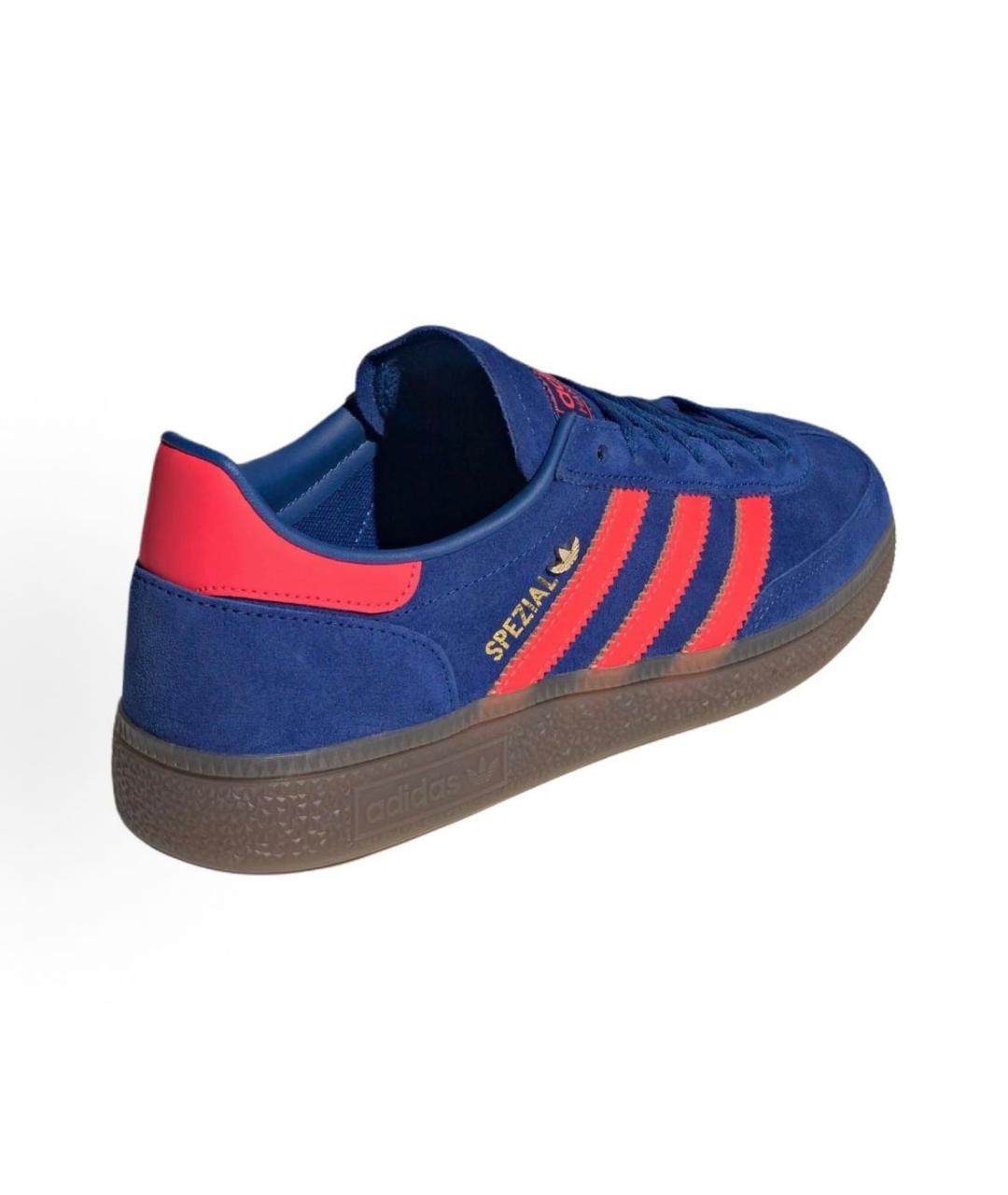 ADIDAS Синие замшевые кроссовки, фото 5