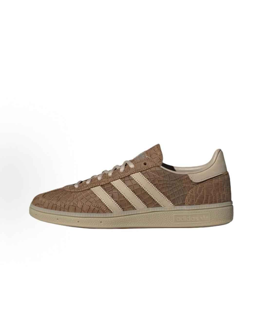 ADIDAS Коричневые кожаные кроссовки, фото 2