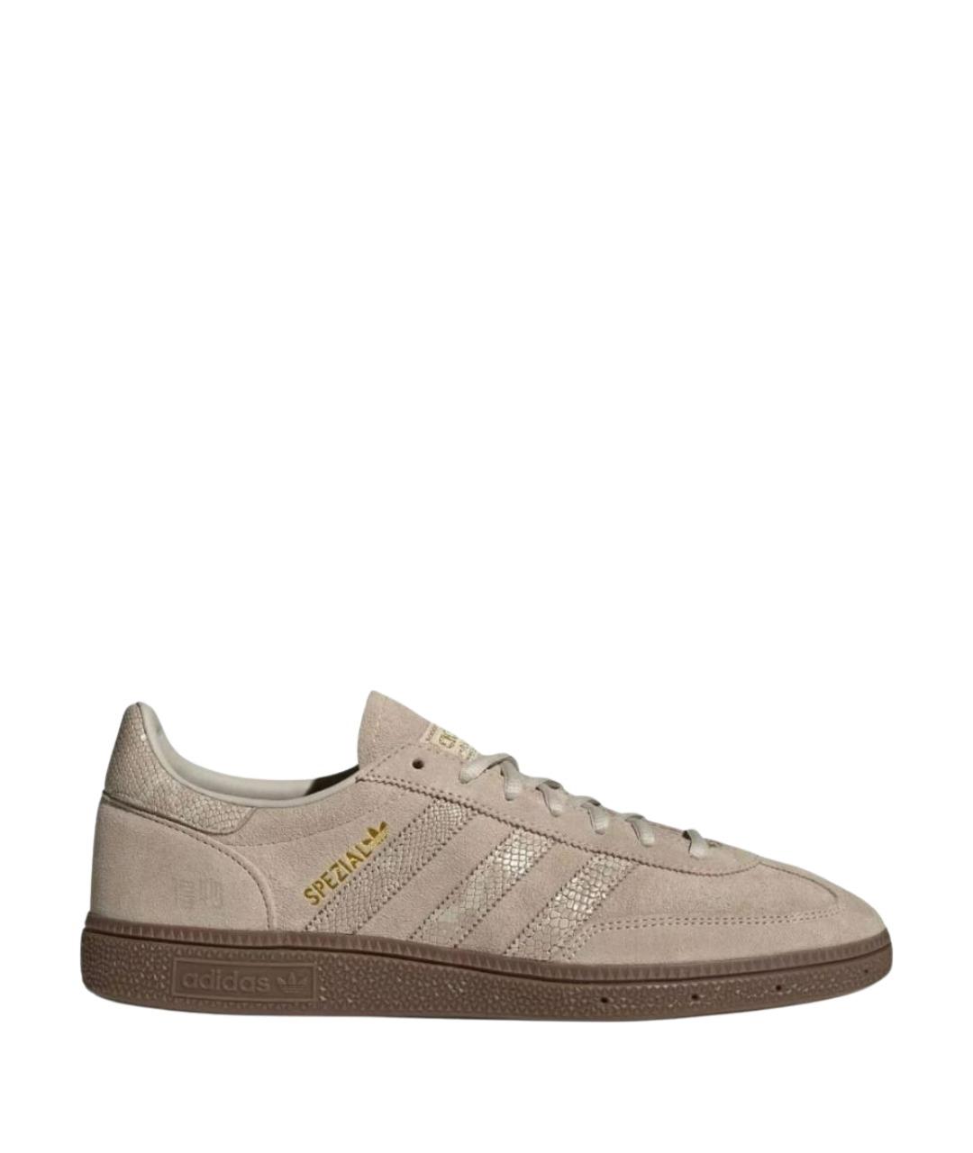 ADIDAS Бежевые замшевые кроссовки, фото 1