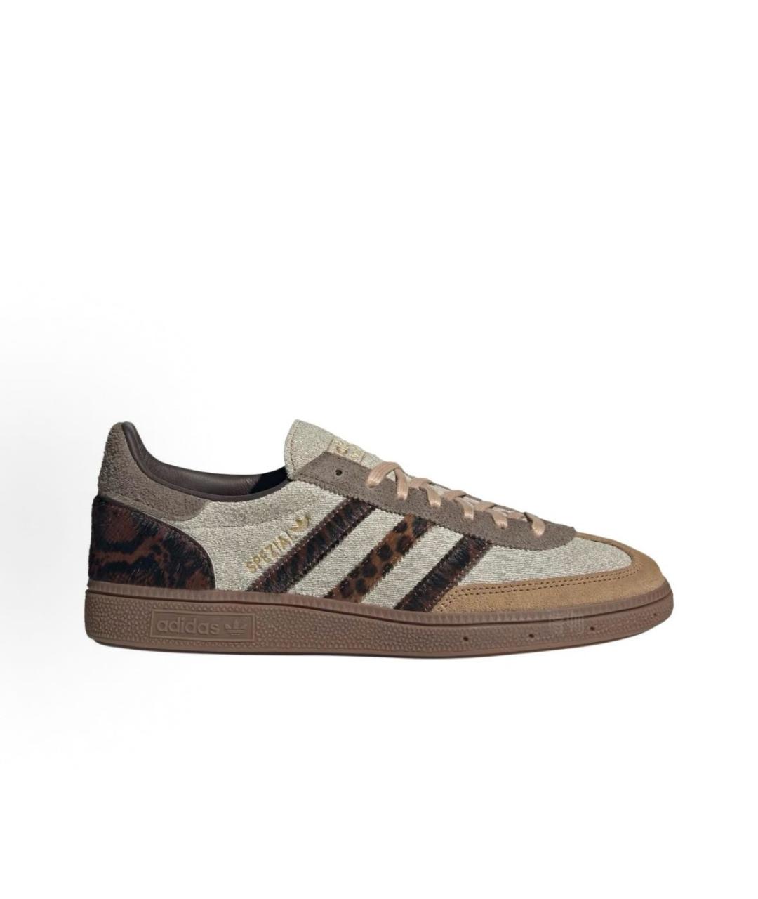 ADIDAS Коричневые текстильные кроссовки, фото 5
