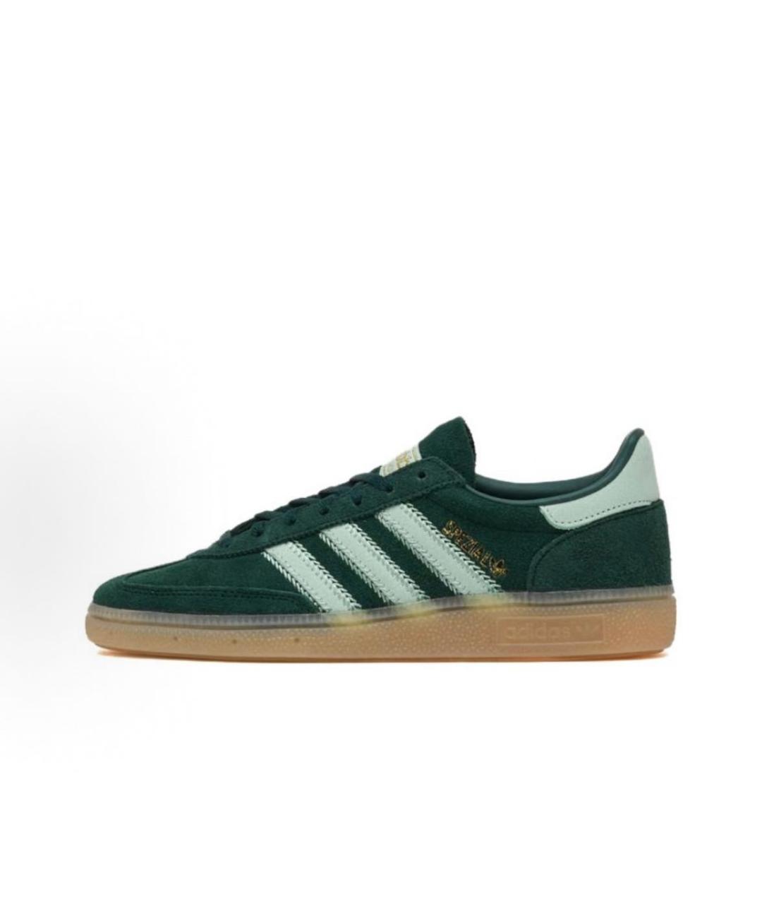 ADIDAS Зеленые замшевые кроссовки, фото 2