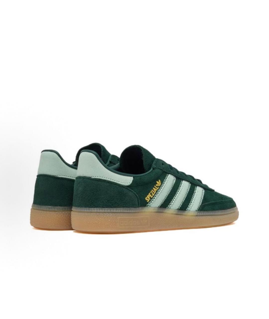 ADIDAS Зеленые замшевые кроссовки, фото 4