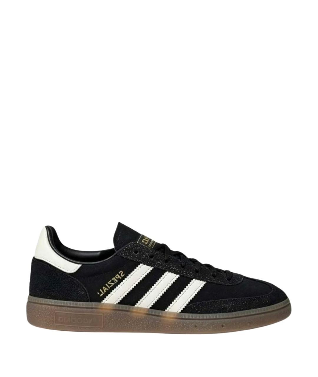 ADIDAS Черные замшевые кроссовки, фото 1