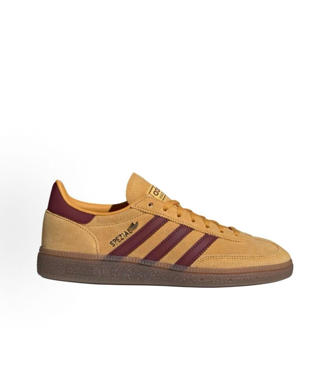 ADIDAS Горчичные замшевые кроссовки, фото 5