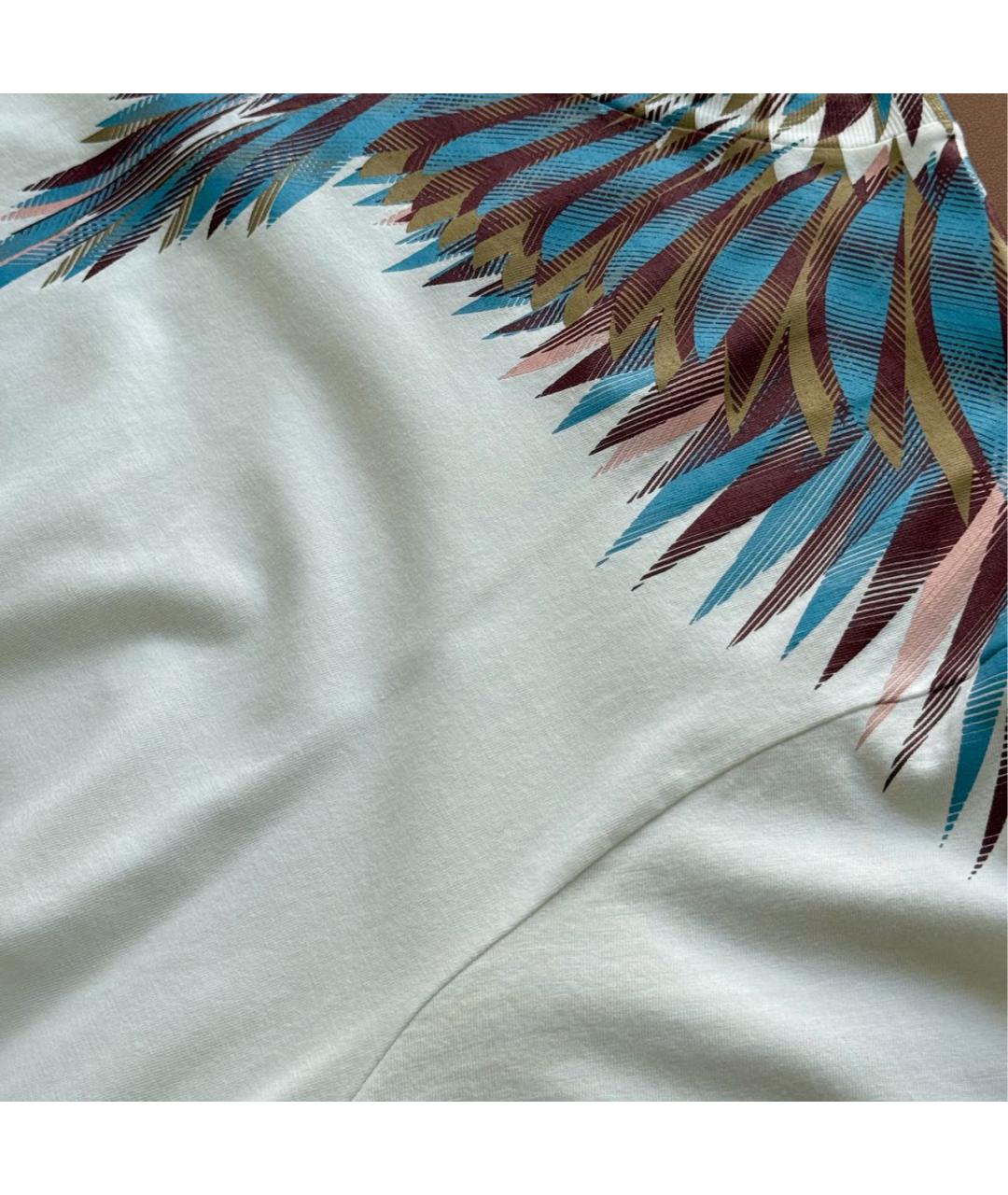 MARCELO BURLON Белая хлопковая футболка, фото 4
