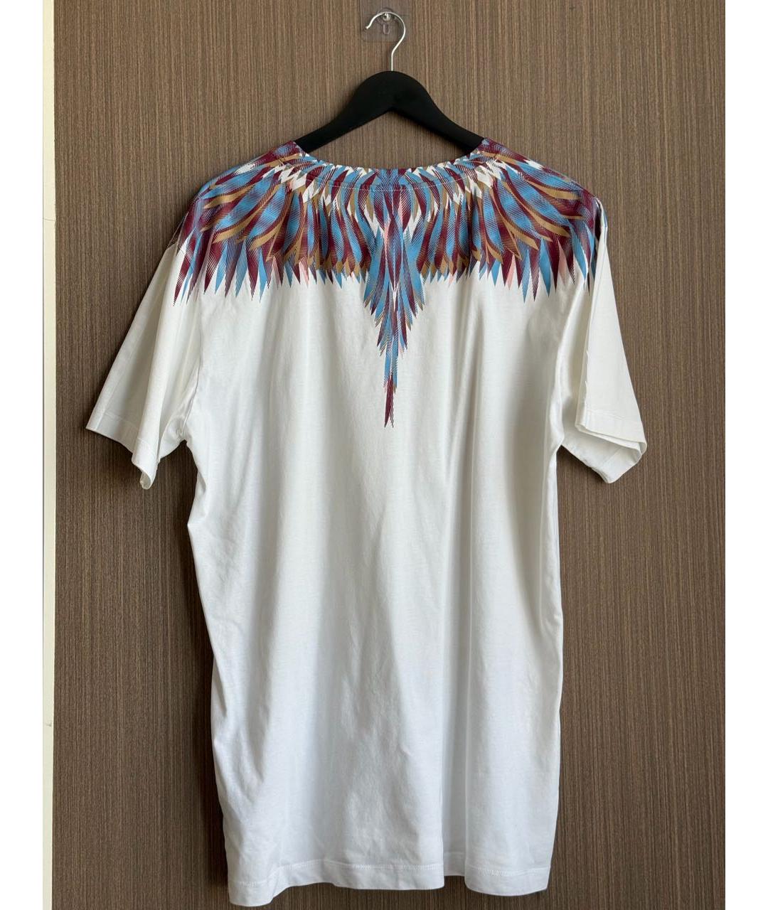 MARCELO BURLON Белая хлопковая футболка, фото 2