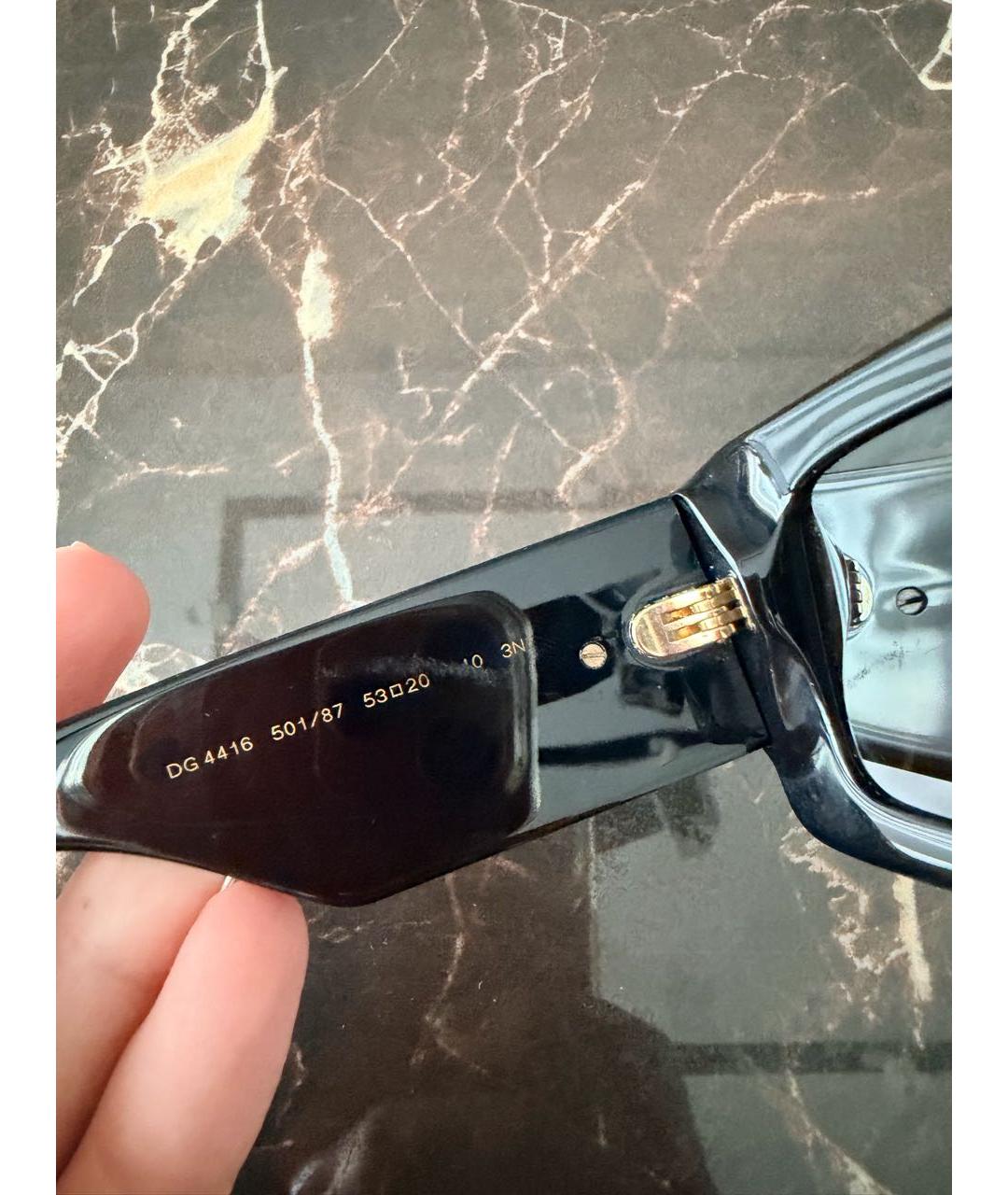 DOLCE&GABBANA Черные солнцезащитные очки, фото 3