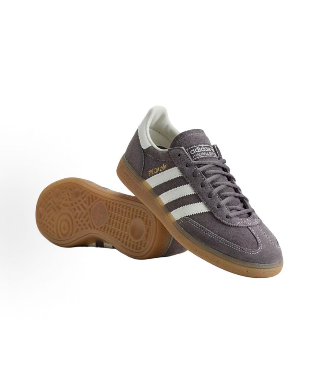 ADIDAS Антрацитовые замшевые кроссовки, фото 4