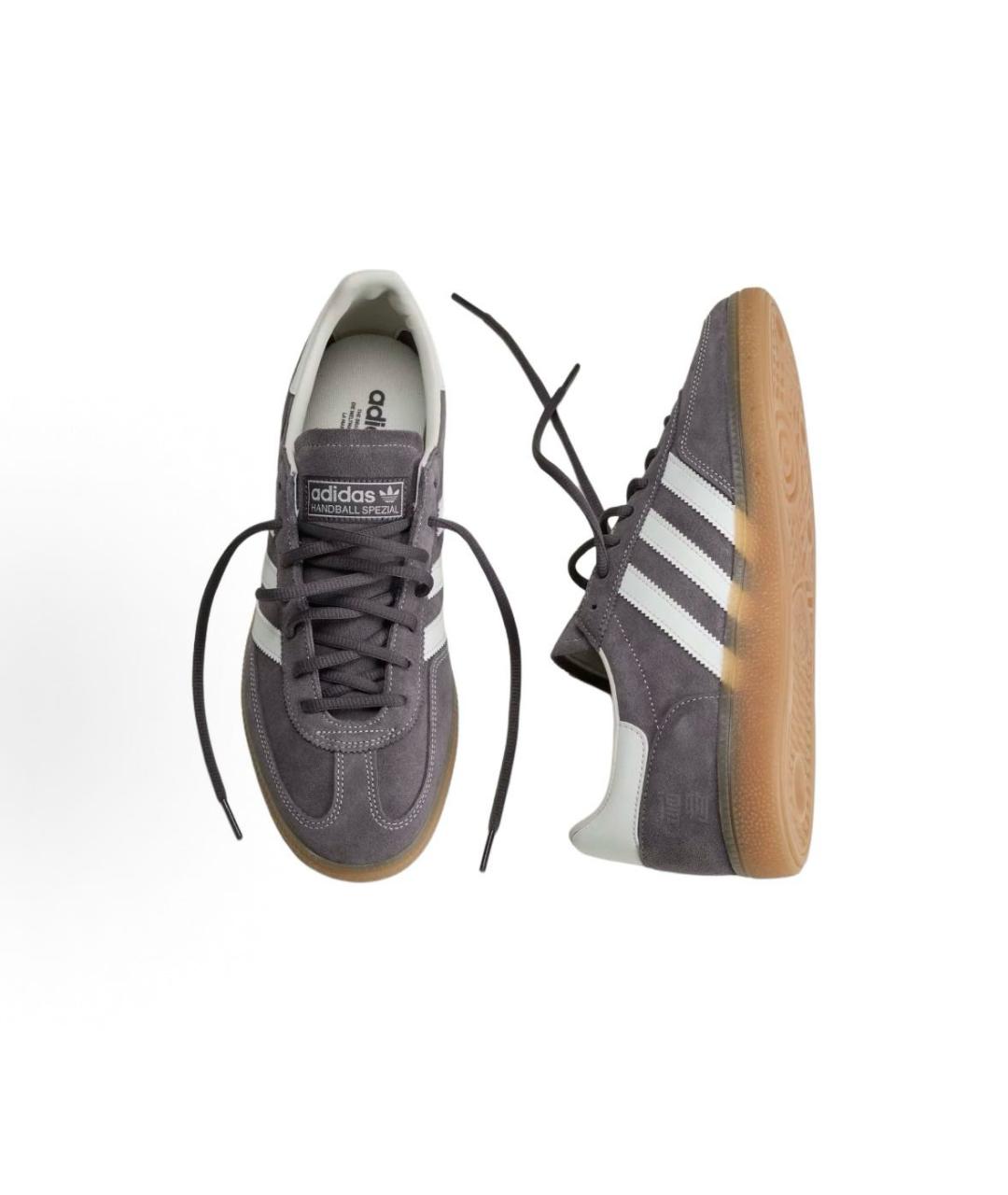 ADIDAS Антрацитовые замшевые кроссовки, фото 3