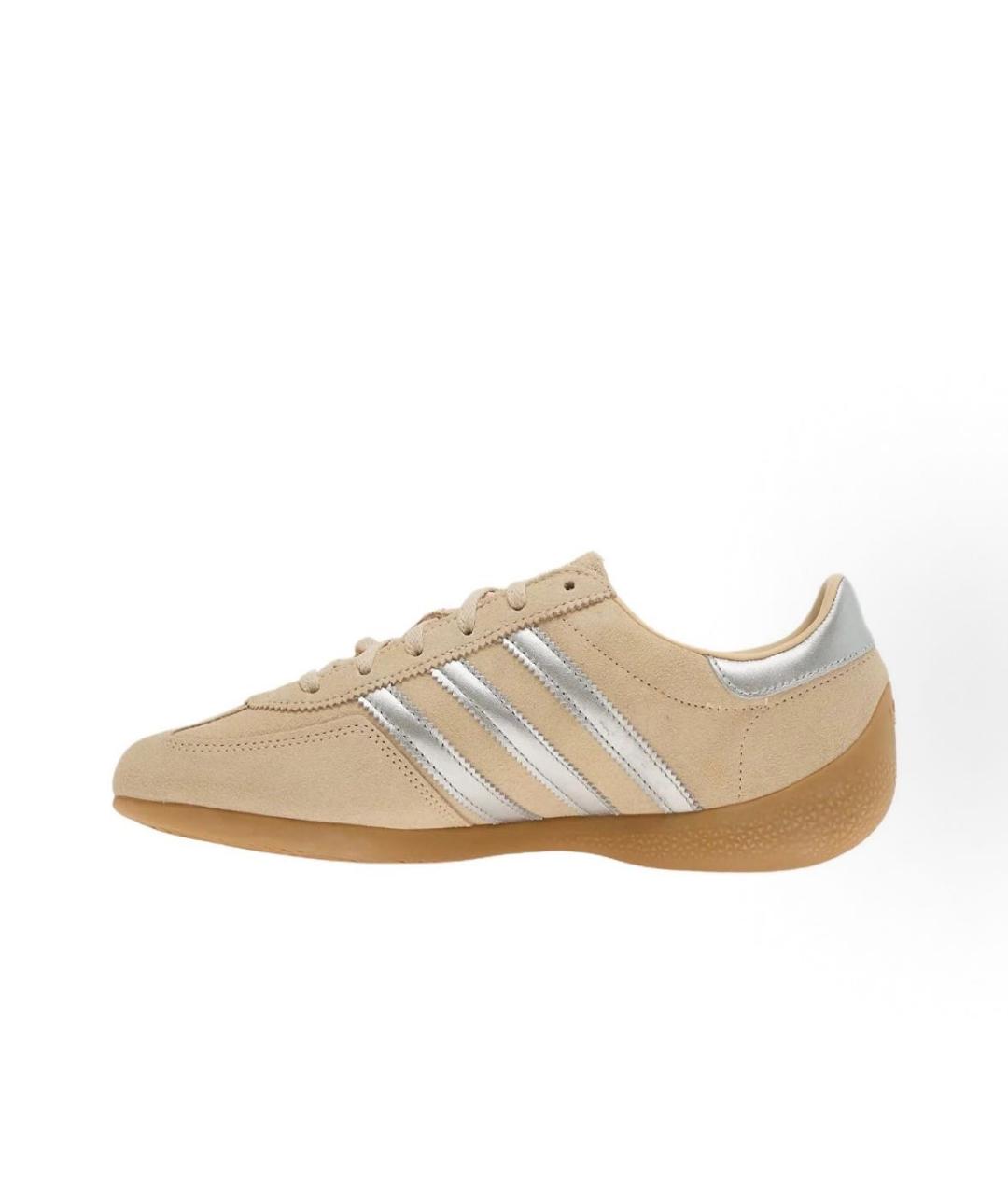 ADIDAS Бежевые замшевые кроссовки, фото 2