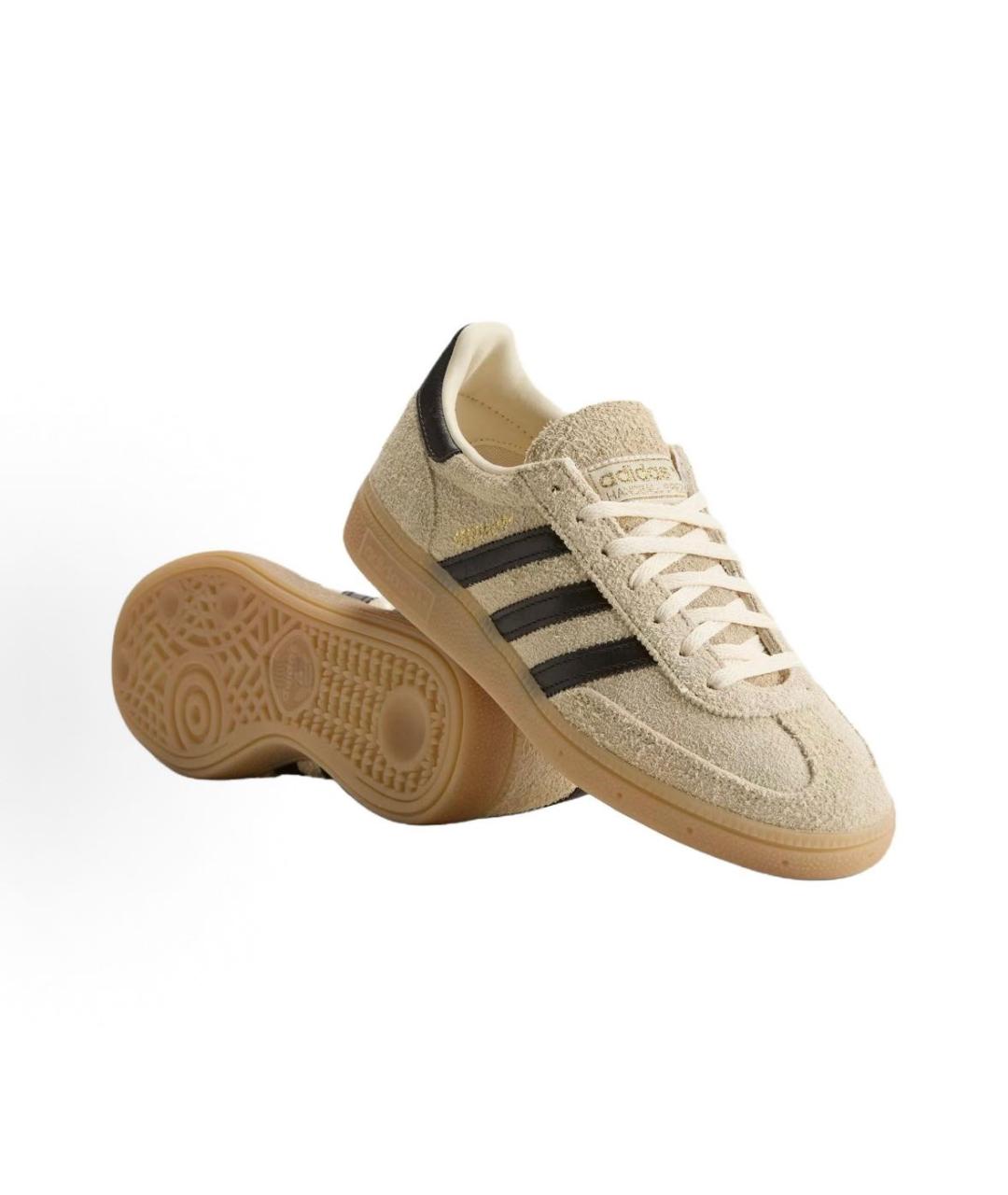ADIDAS Бежевые замшевые кроссовки, фото 3