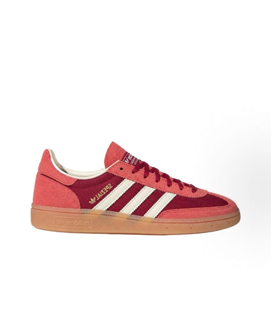 ADIDAS Красные текстильные кроссовки, фото 4
