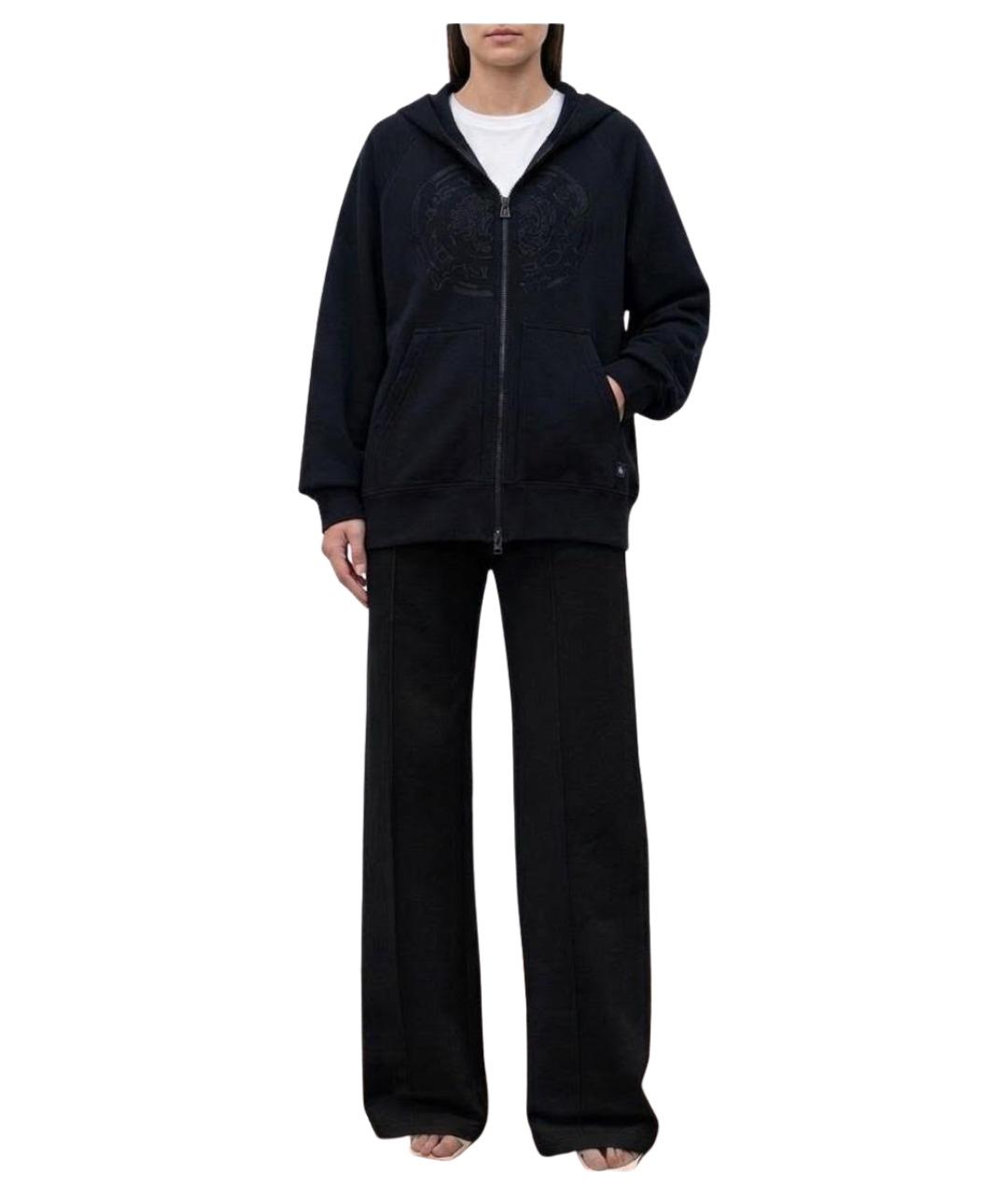 ERMANNO SCERVINO Темно-синие хлопковые спортивные брюки и шорты, фото 1