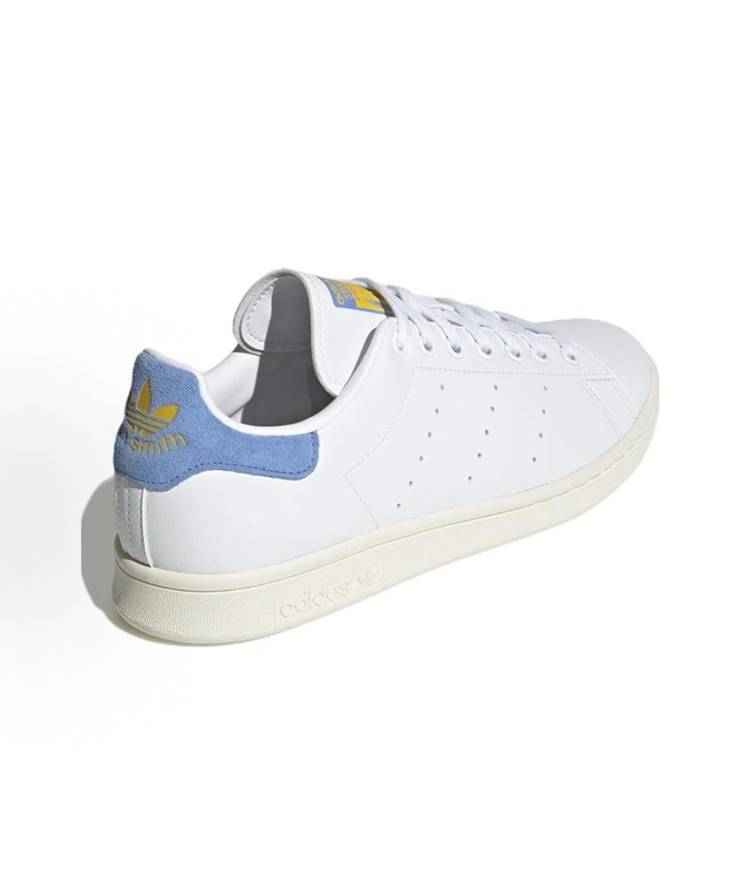 ADIDAS Белые кожаные кроссовки, фото 4
