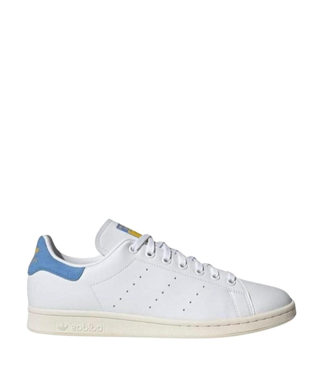 ADIDAS Белые кожаные кроссовки, фото 1
