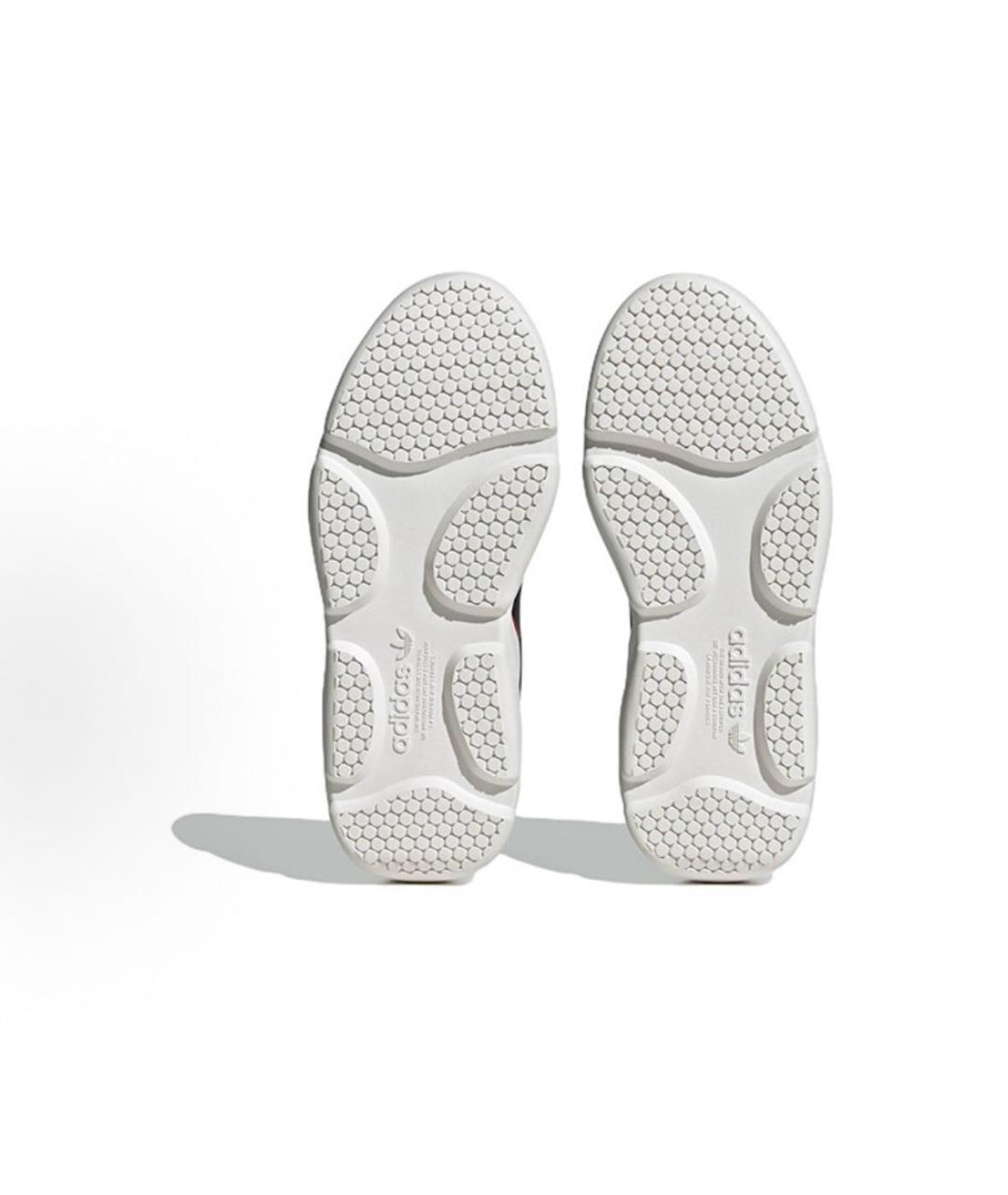 ADIDAS Черные кожаные кроссовки, фото 6