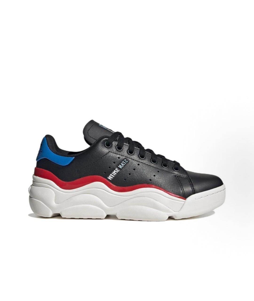 ADIDAS Черные кожаные кроссовки, фото 7