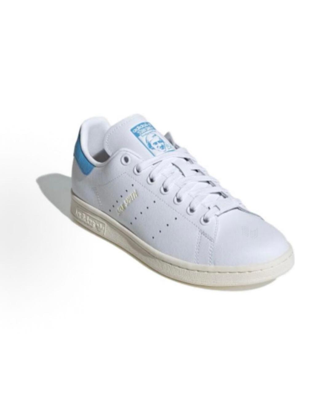ADIDAS Белые кожаные кроссовки, фото 3