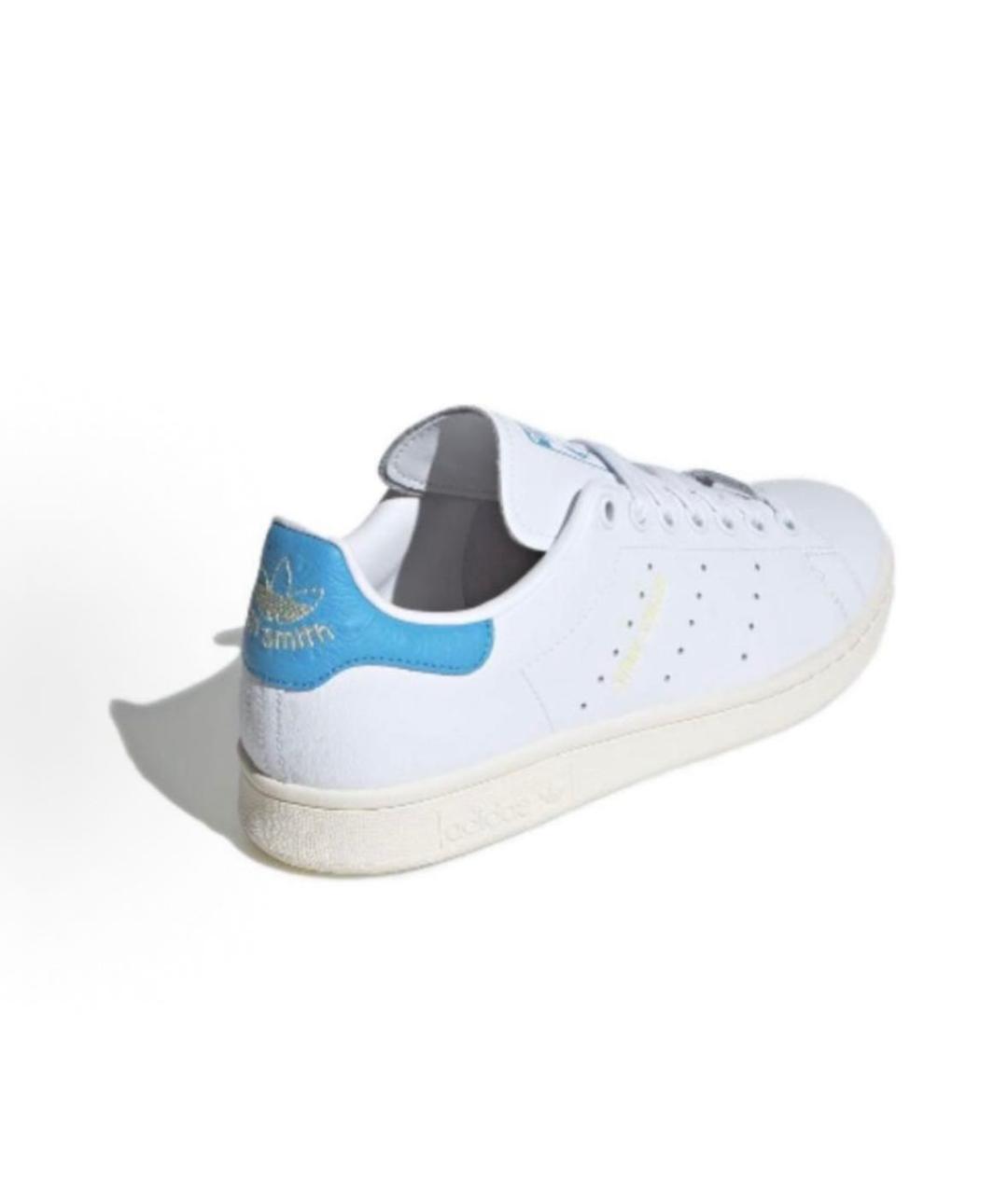 ADIDAS Белые кожаные кроссовки, фото 4