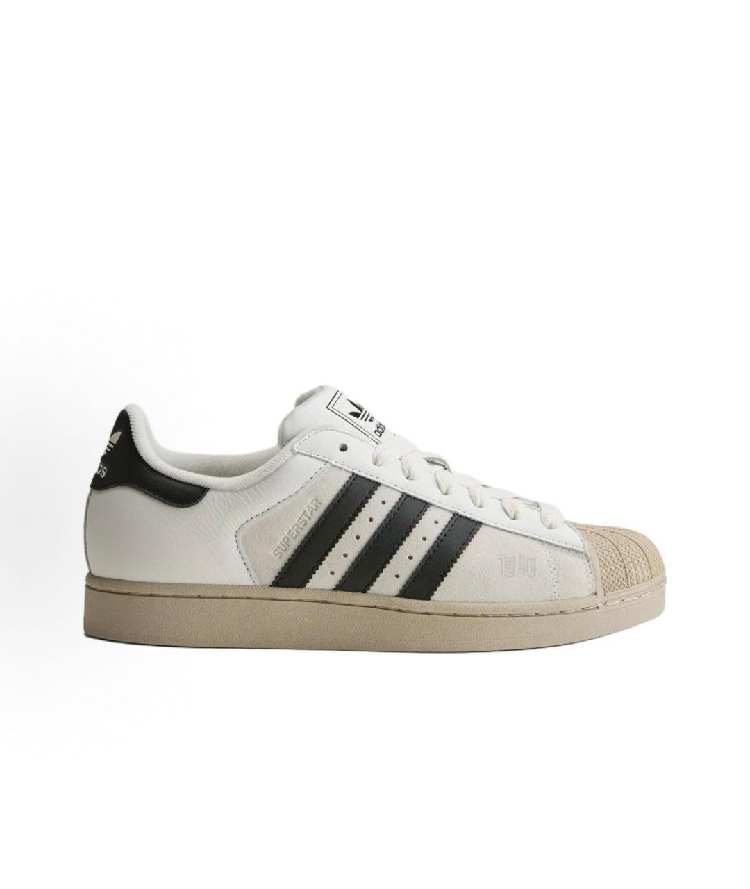 ADIDAS Бежевые замшевые кроссовки, фото 7