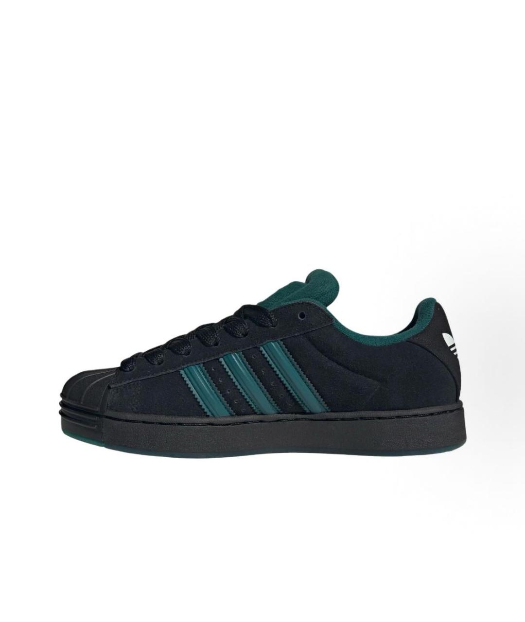 ADIDAS Черные замшевые кроссовки, фото 2